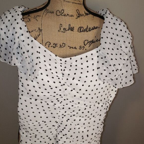 Bardot Jessi Ruched & Ruffled Party Dress - Picture 4 of 7